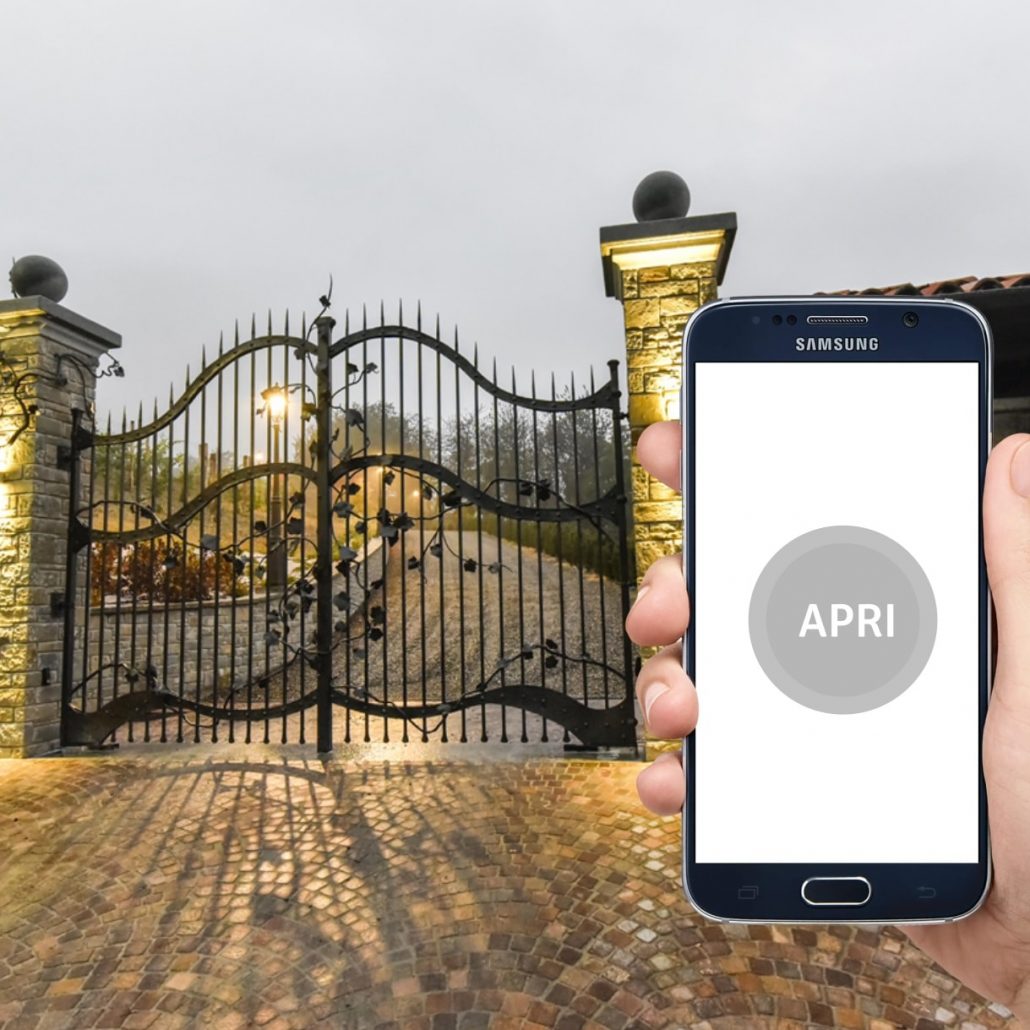 Come aprire il cancello con lo smartphone